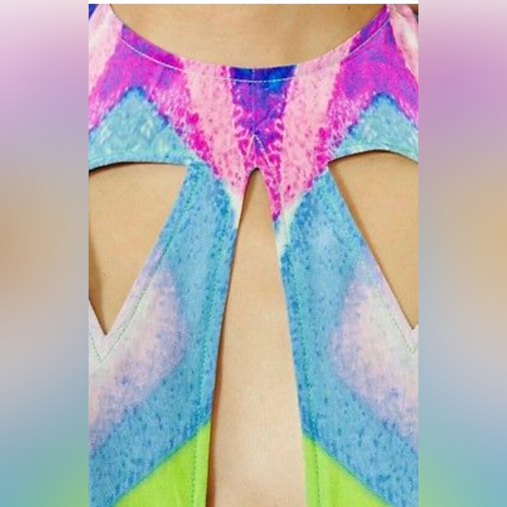 Nasty Gal Bright Cutout Dress - Picture 10 of 10